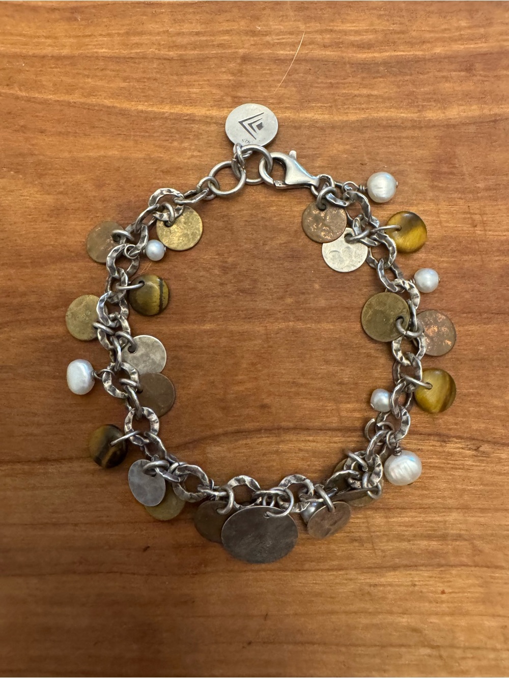 Silpada Earthly Accents Sterling Silver Cha Cha Bracelet